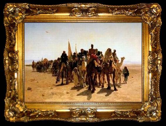 framed  unknow artist Arab or Arabic people and life. Orientalism oil paintings  319, ta009-2